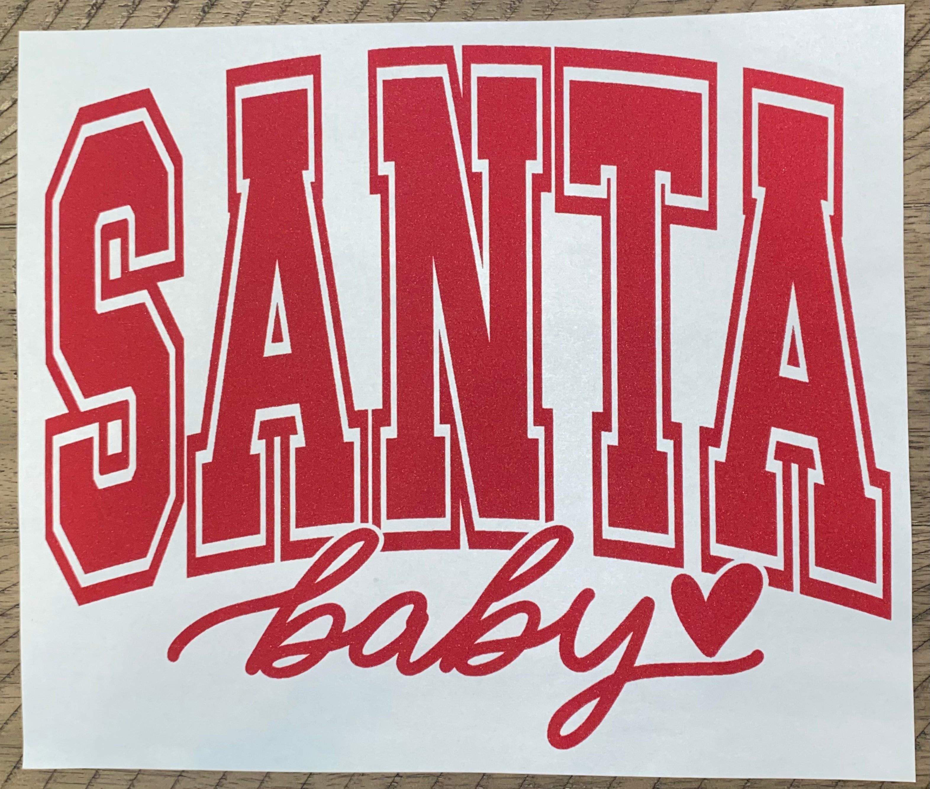 Santa Baby Varsity (Red)