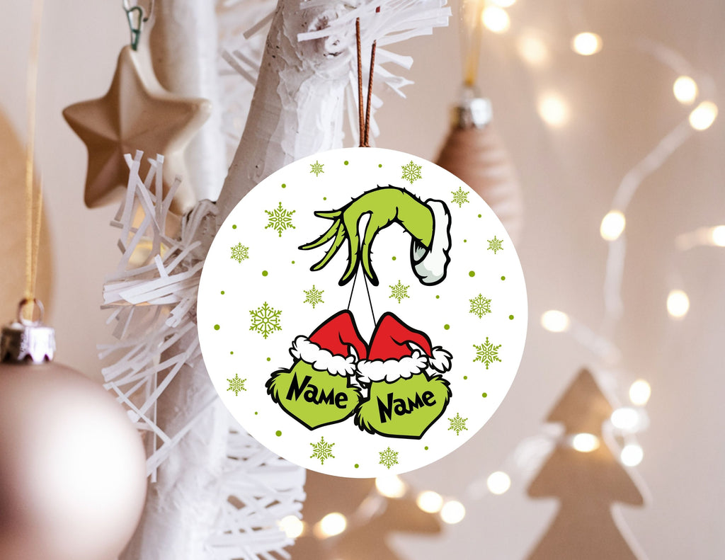 Mean Green One Personalized Family Ornament