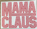 Mama Claus Checkered (Red)