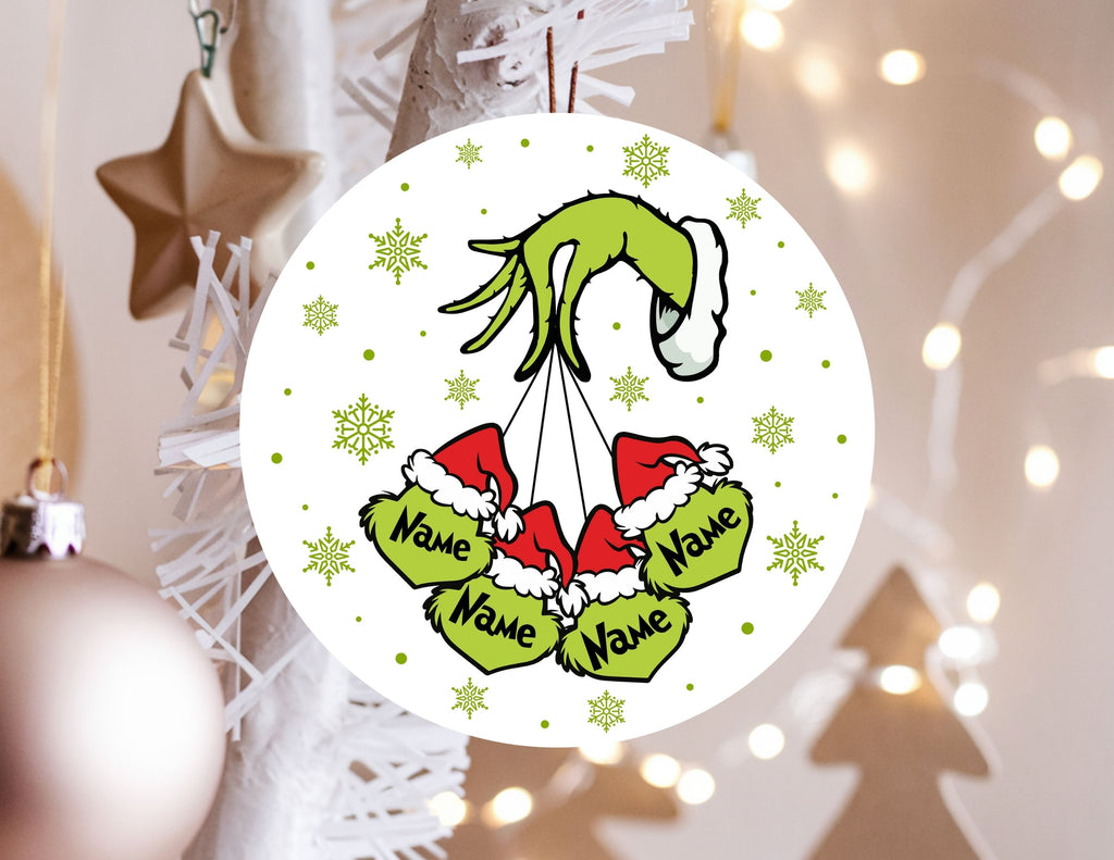 Mean Green One Personalized Family Ornament