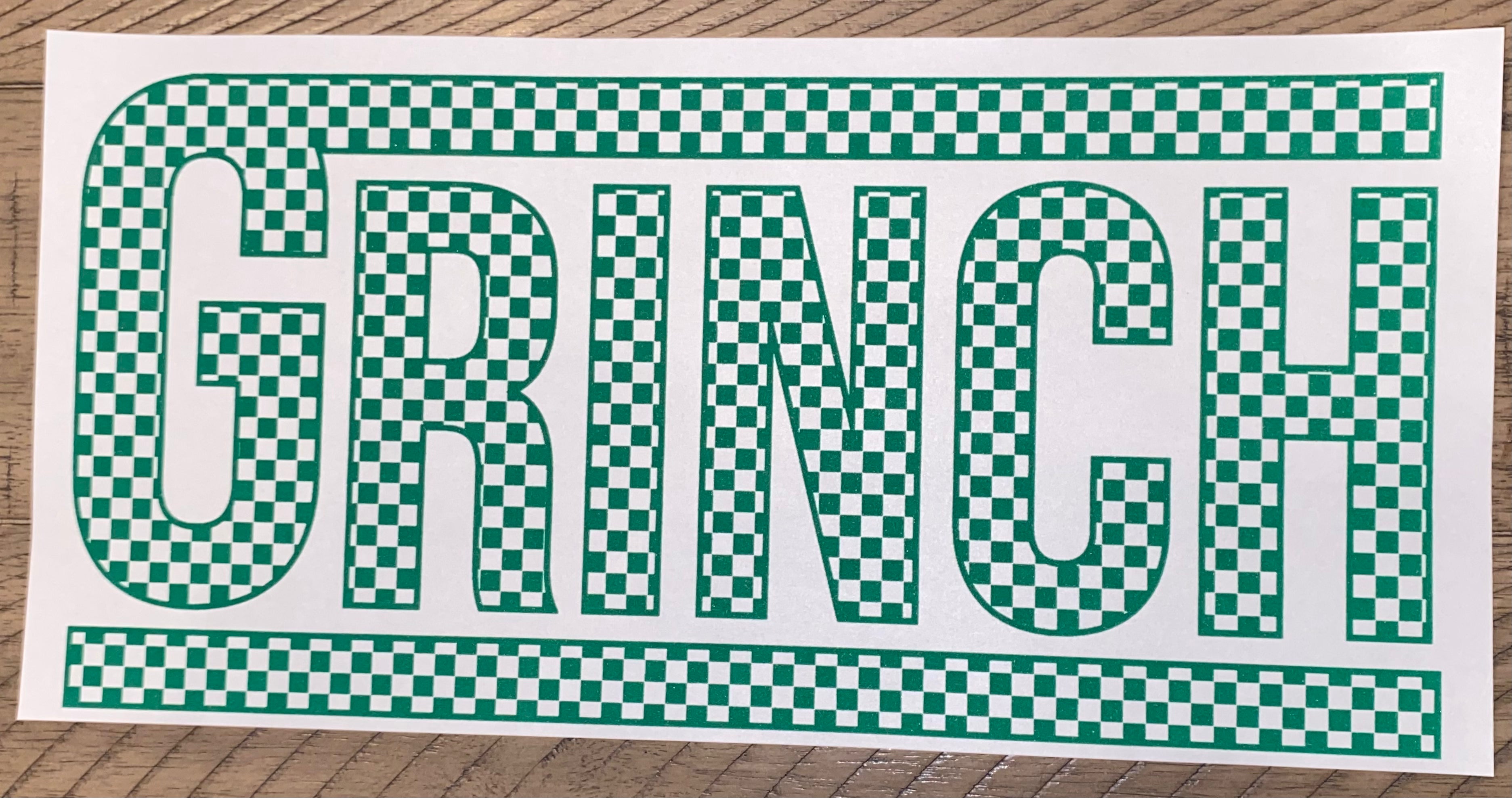 Mean Green One Checkered (Green)