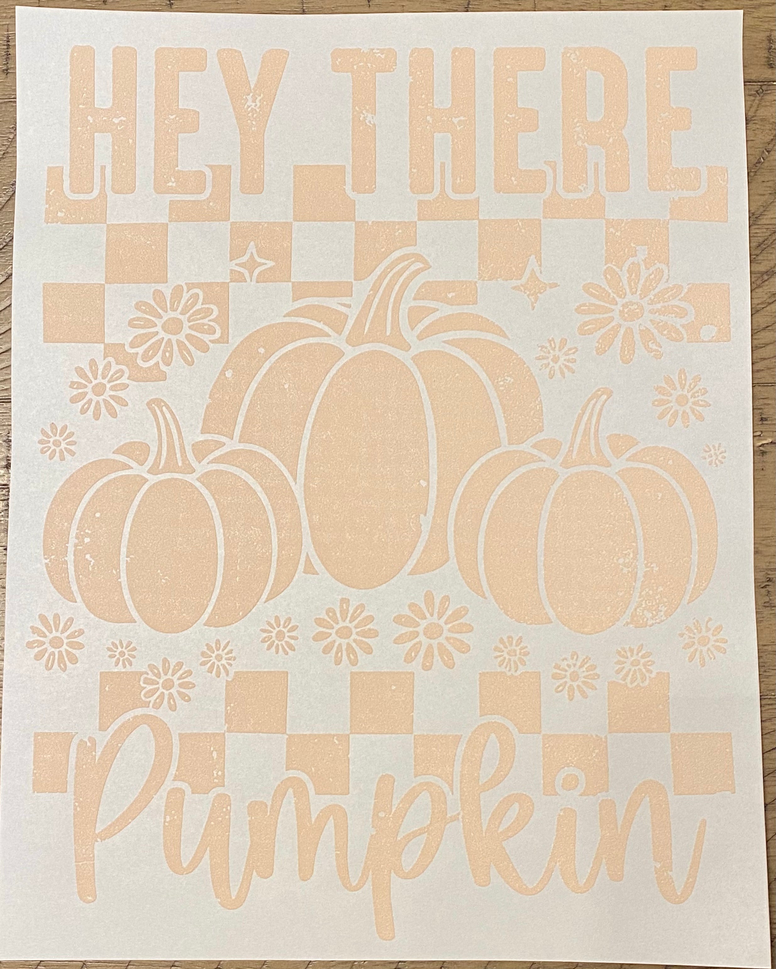 Hey There Pumpkin (Peachy)