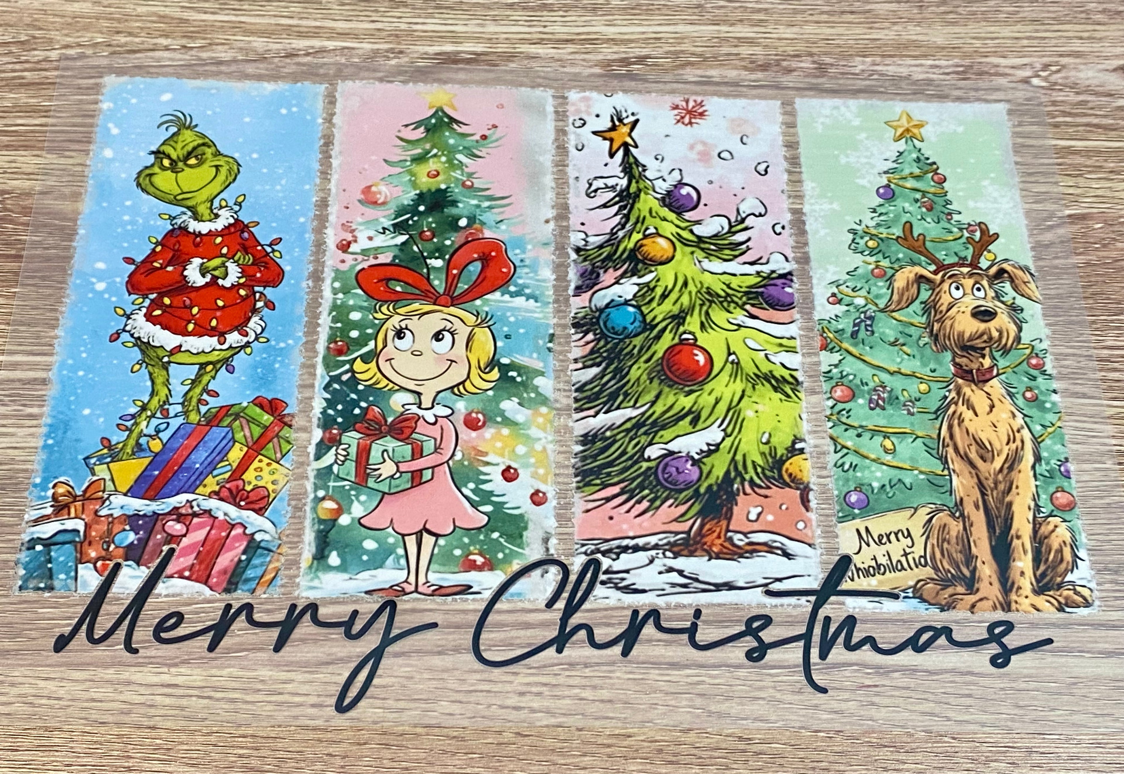 Merry Christmas The Mean One Crew DTF Transfer