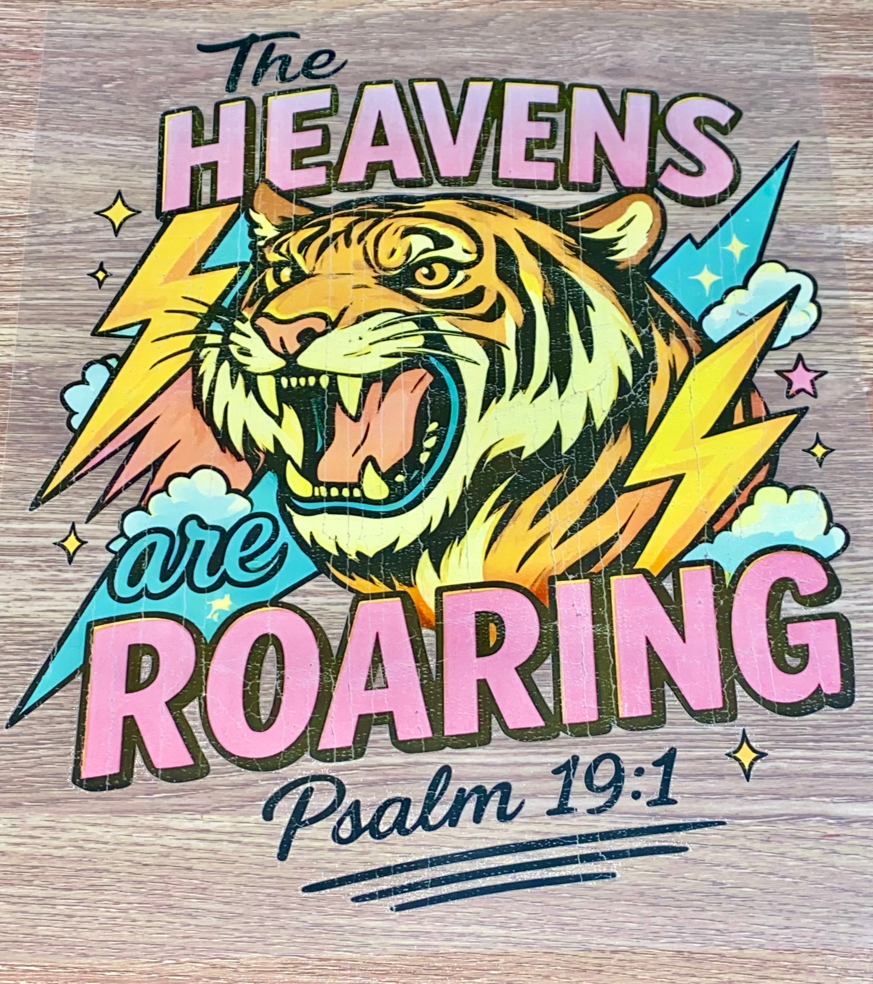 The Heavens Are Roaring DTF Transfer