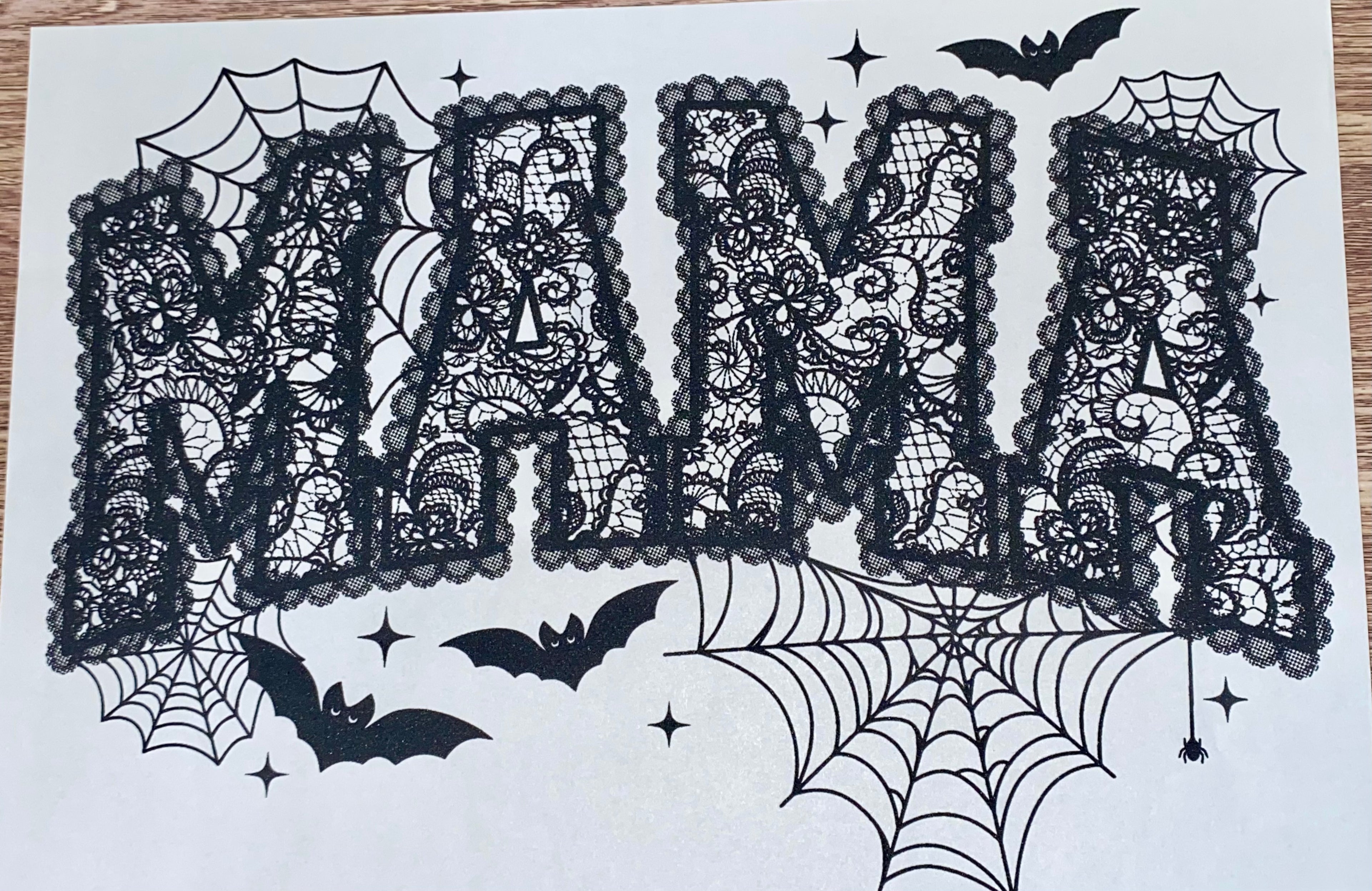 Mama Lace Halloween (Black)