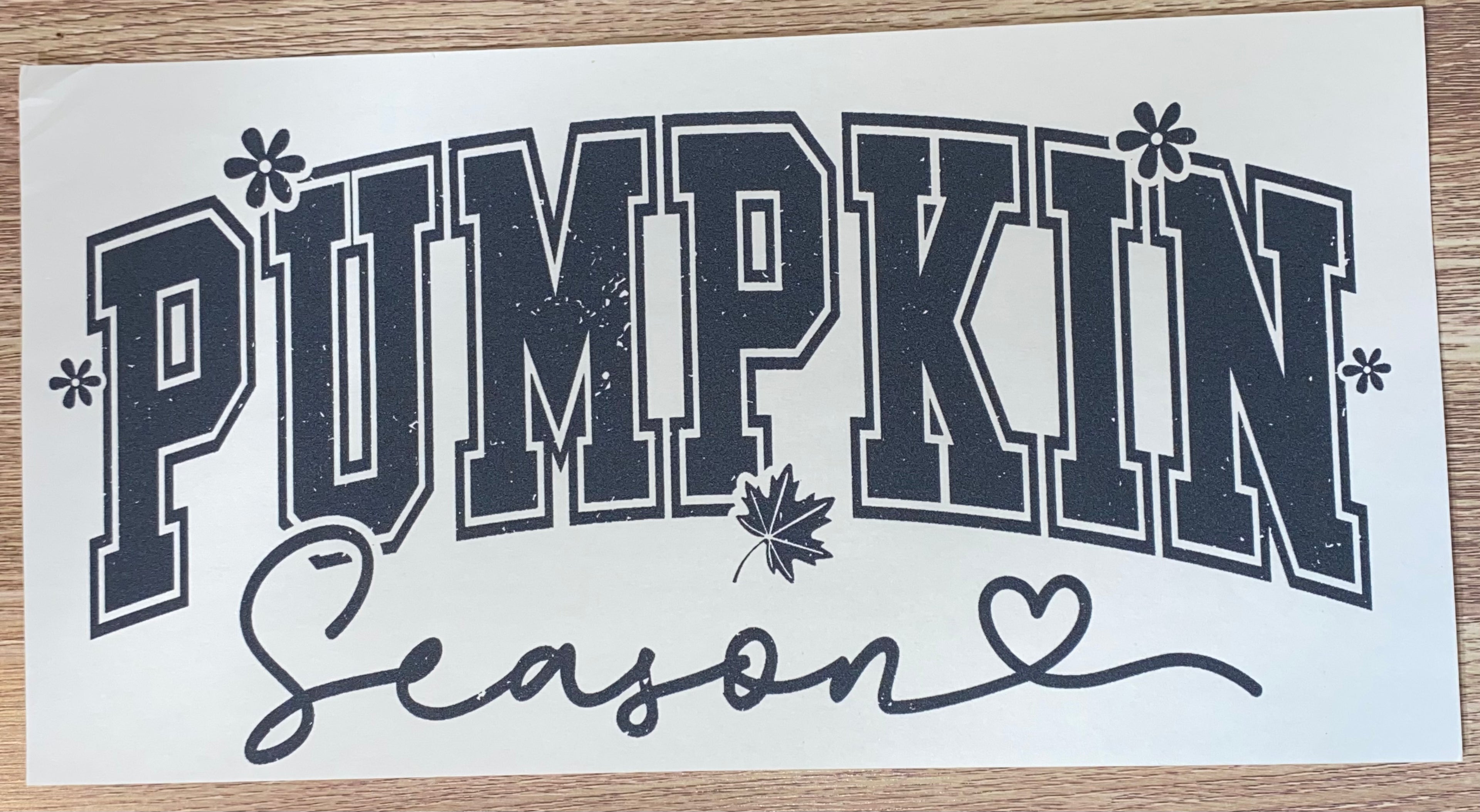 Pumpkin Season (Black)