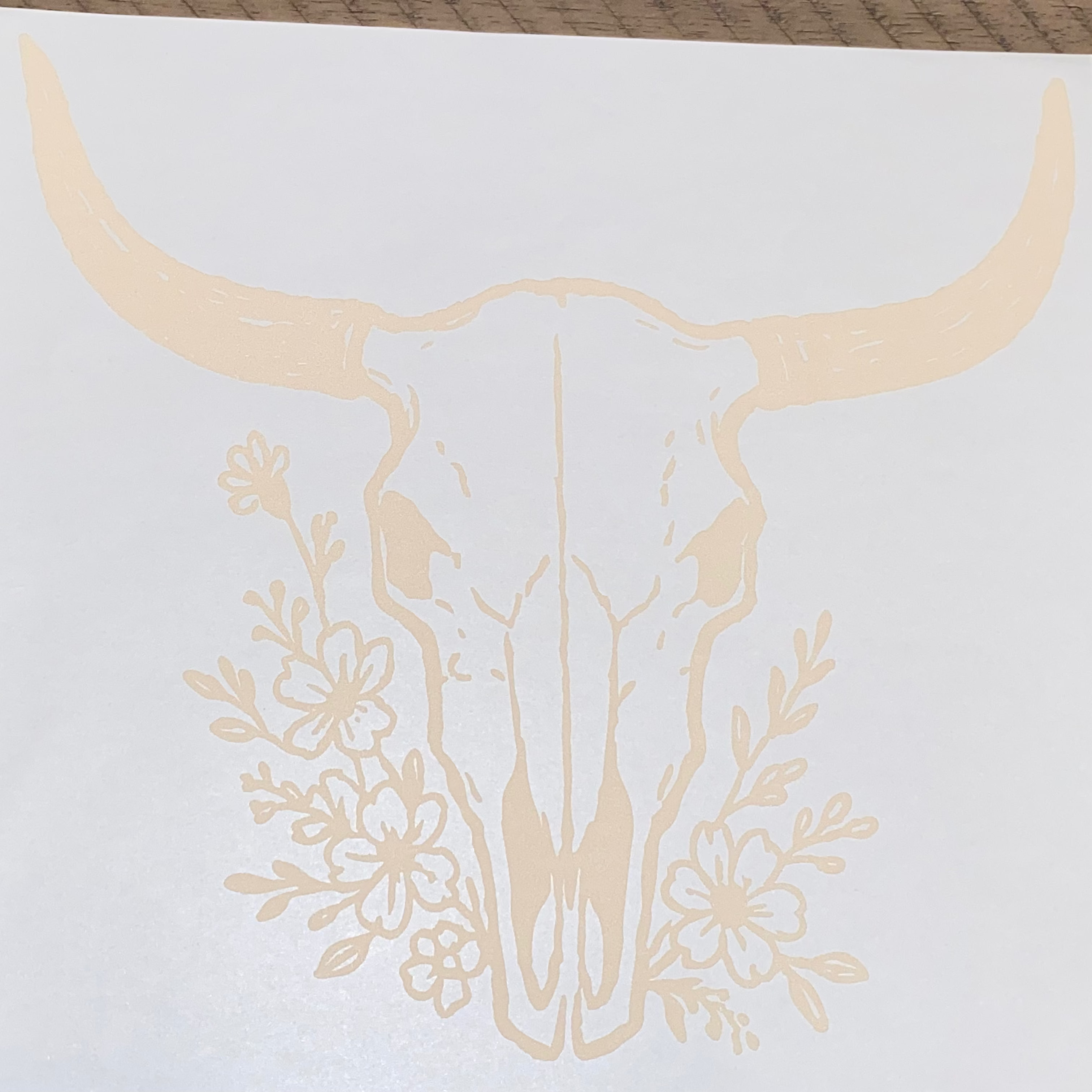 Western Skull (Cream)